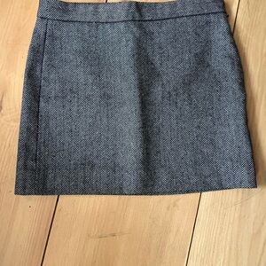GAP Black and White Chevron Pencil Skirt